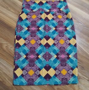 LulaRoe Pencil Geometric skirt